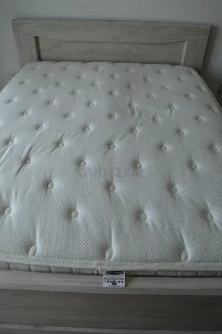 Wooden bed frame - like new