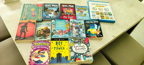 Collection of Popular Fiction Books