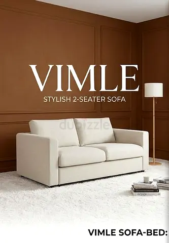 IKEA VIMLE 2-Seater Sofa -bed Beige, Very Good Condition