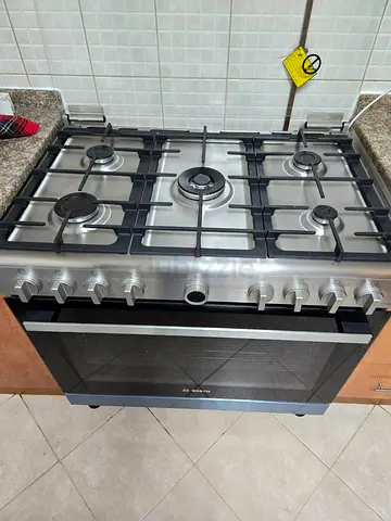 My 5-Burner Stainless Steel Gas Range with Oven - New Condition