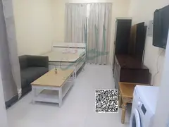 Al Nuaimiya 2 furnished monthly studio with balcony 2,700 rent 500 deposit