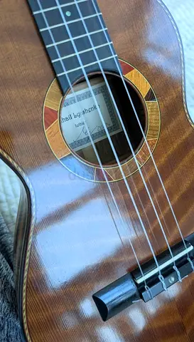 Handcrafted ukulele tenor