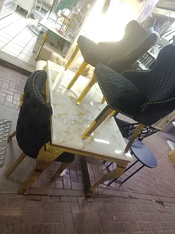 Marble Top 4 chair dining table sale