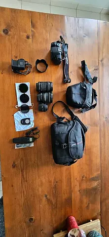 Canon 700D + Lenses: 50mm, 18-135mm, 10-22mm