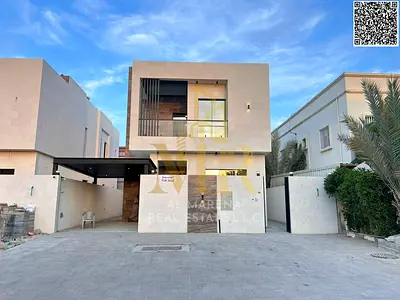 Villa for sale in Al Rawda 3 – Two floors with 5 master bedrooms and a spacious majlis with an area of ​​3600 feet