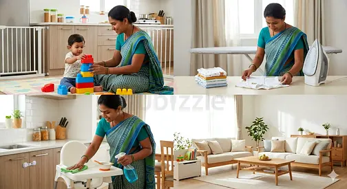 South Indian Maid Available -  International City