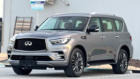 Infiniti QX80 Luxury 2021 - GCC Specs - Pristine Condition