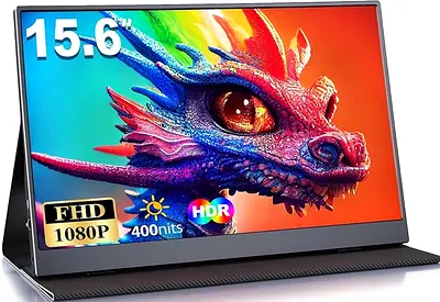 15.6 Inch Portable Gaming Monitor IPS 1080P FHD with Eye Care ( Fix Price)