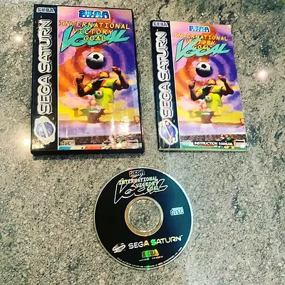 International Victory Goal - Sega Saturn - Boxed  Complete!