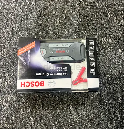 Bosch C3 6V/12V Car Battery Charger — Original Box