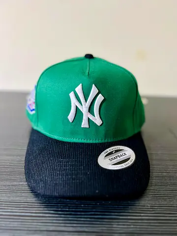 My New York Yankees green and black snapback cap — adjustable