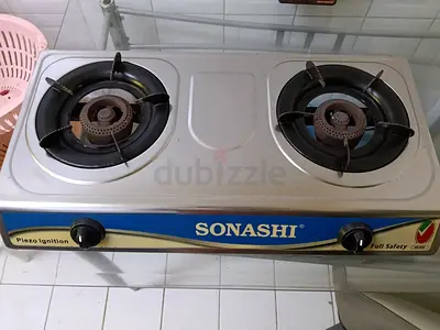 My Sonashi 2-Burner Portable Gas Stove - Working Condition