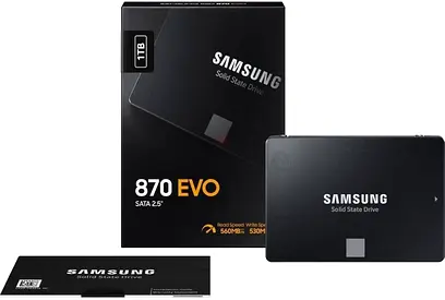 Samsung 870 EVO 1TB SATA 2.5 SSD - Good Working Condition