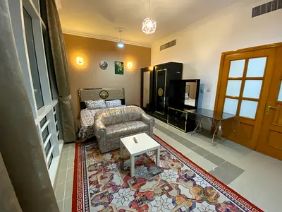 Fully furnished premium Hall huge Private washroom in khalidiyah