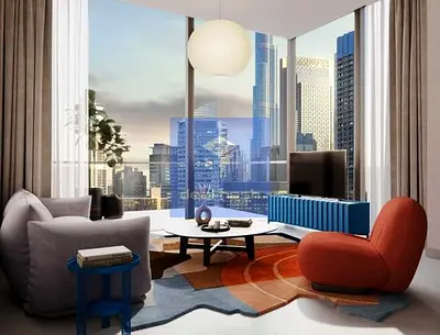 غرفة نوم واحدة | برج ذا إيدج A | مناظر متعددة | تصميمات داخلية مفروشة