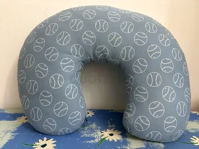 Baby Nursing Pillow with Baseball Design