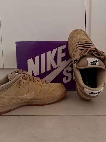 Nike SB Dunk Low Beige Suede – Size 45 EU / UK 10