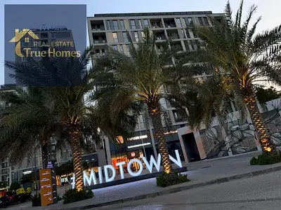 شقة بغرفتي نوم | Mesk 2 Midtown | مناظر متعددة | حمام سباحة ومنطقة لعب للأطفال