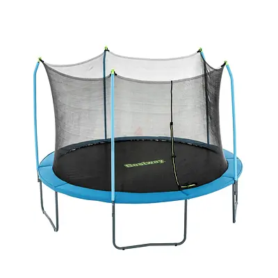 Bestway Xtreme Air 12 ft Trampoline for Kids  Adults, No-Gap Enclosure, Foam-Padded Poles