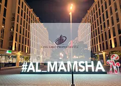 Brand new 1 bhk with 2 Wachroom for rent Al mamsha Sharjah