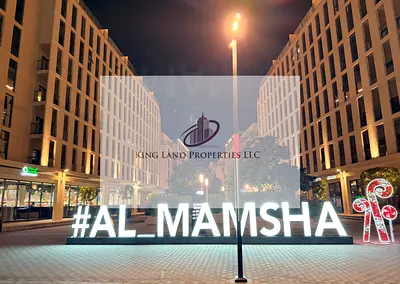 شقة جديدة كلياً بغرفة نوم واحدة وحمامين للإيجار في منطقة الممشى، الشارقة