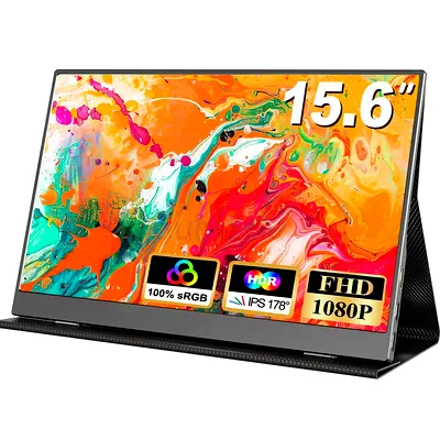 15.6 Inch Portable Gaming Monitor IPS 1080P FHD with Eye Care ( Fix Price)