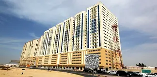 Furnished studio for monthly rent — all bills included. Al Yasameen Towers, Ajman.