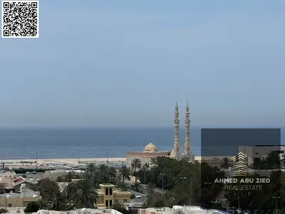 Largest one bedroom with full sea view for rent in Ajman One Towers Al Rashidiya 3, master room, open kitchen, balcony, pool, garden, 4 installments