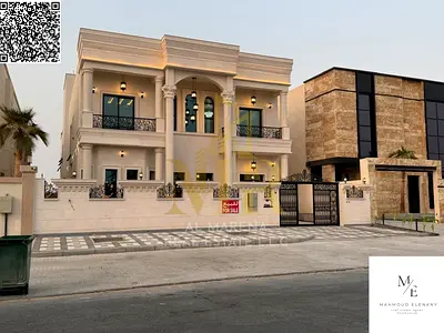At a price inclusive of electricity, water and air conditioning, own a luxurious villa in Al Rawda 3 - Ajman | Two floors and a roof | 5 master bedroo