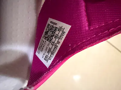 Adidas Pink kids velcro sandals - lightly used