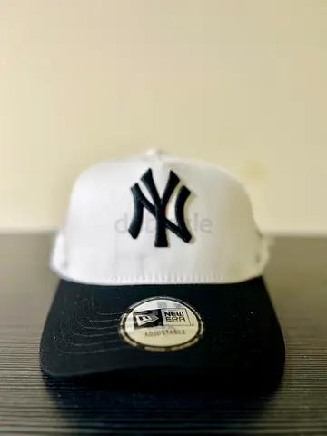 My New Era New York Yankees Adjustable Cap - White/Black