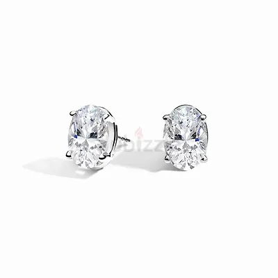 2CTS Natural Diamonds Stud Earrings