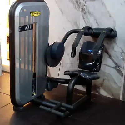 Used Technogym Seated Chest Press Machine - Good Condition