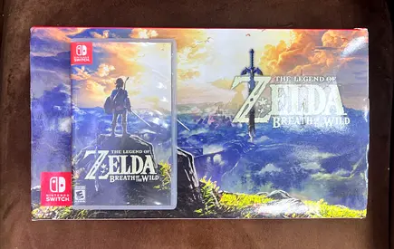 Selling my Zelda: Breath of the Wild (Nintendo Switch) — Special Edition box + game