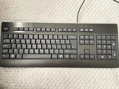 My wired full-size USB keyboard — good condition