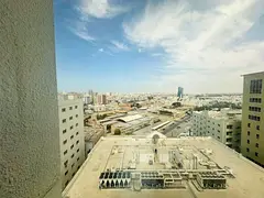 Free AC, 1BR hall, spacious, open view, family building, flexible payment, prime location, easy Duba