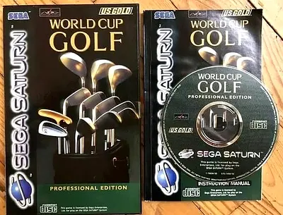US GOLD World Cup Golf: Professional Edition, Sega Saturn Game