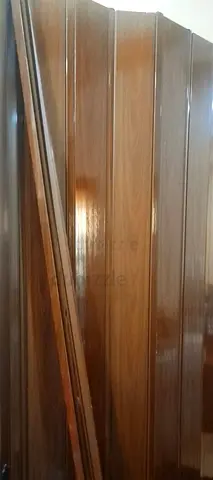 Brown PVC Folding/Accordion Door.