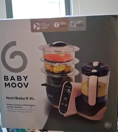 My Baby Moov NutriBaby XL multifunctional baby food processor — steamer  blender