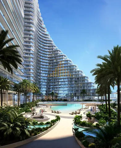 شقة مفروشة بالكامل مع شاطئ اصطناعي فاخر - عائد استثمار 15%