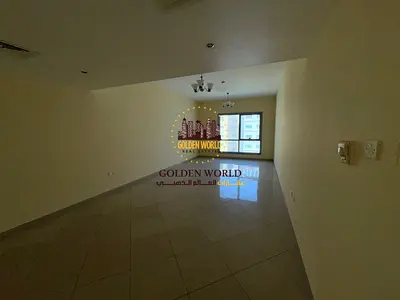 2BR apartment in Al Taawun, Sharjah. Balcony, free AC, master room, built-ins, open view, spacious, 2 baths. Prime area, near services, easy Dubai acc