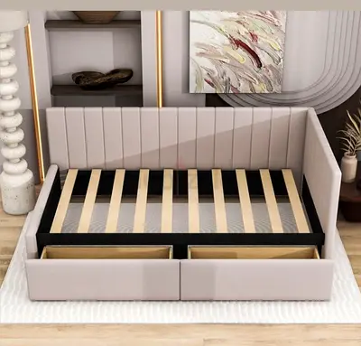 Cozy Upholstered Daybed with Storage – Perfect for Relaxing  Napping