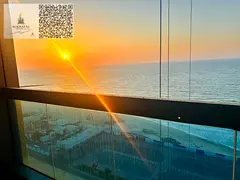 A wonderful apartment with a partial view of Sharjah and abundant natural light thanks to the sunshi