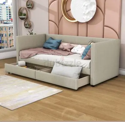 Cozy Upholstered Daybed with Storage – Perfect for Relaxing  Napping