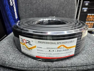 Borl Professional Speaker Cable X-9 (80 meters) - Brand New