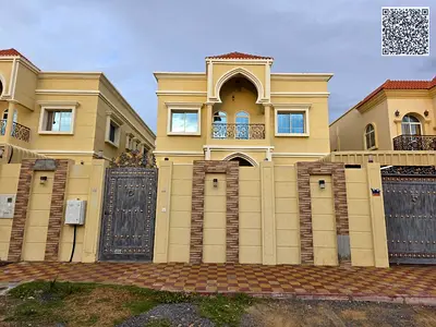 Villa for rent in Al Muwaihat 1: 5 master bedrooms, living room, majlis, maid's room. AED (payable in installments)