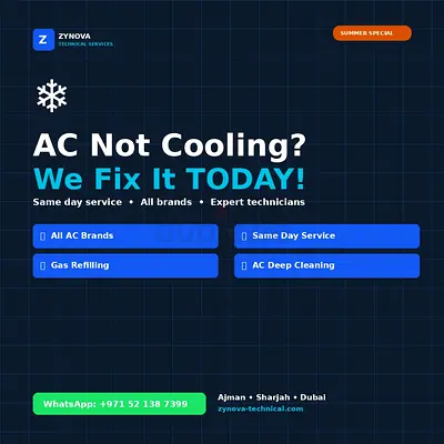 AC Repair  Maintenance - All Brands | Same Day Service | Ajman