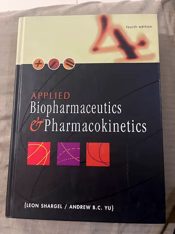 Applied Biopharmaceutics  Pharmacokinetics
