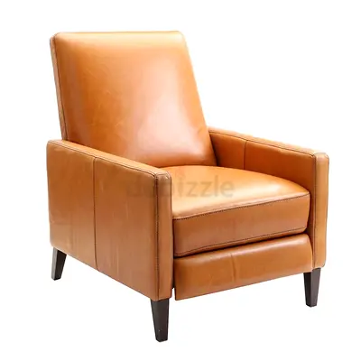 West elm leather chair