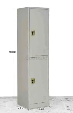 Tall Two-Door Steel Storage Cabinet